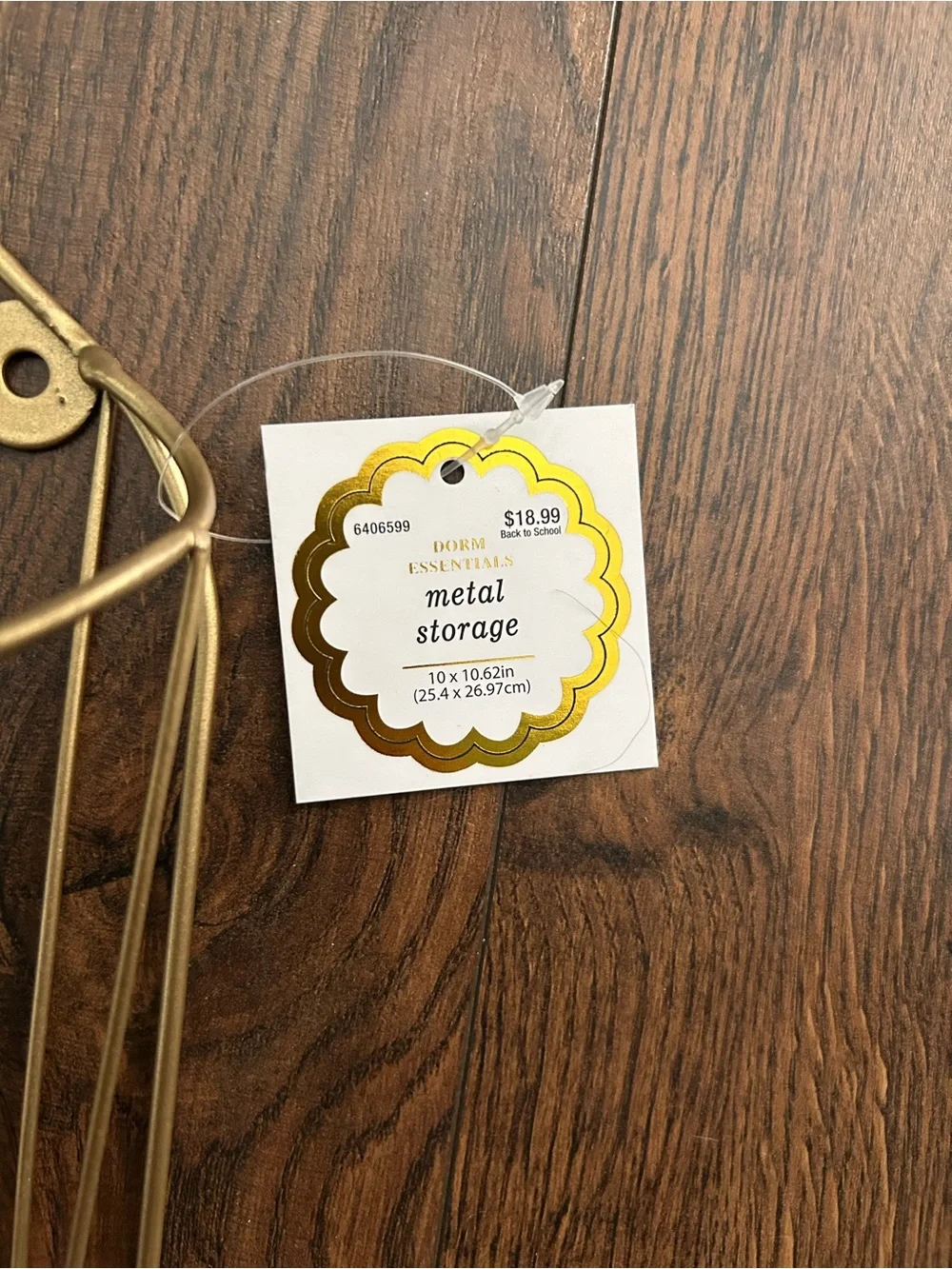 2- Gold Envelope Metal Wall Decor
